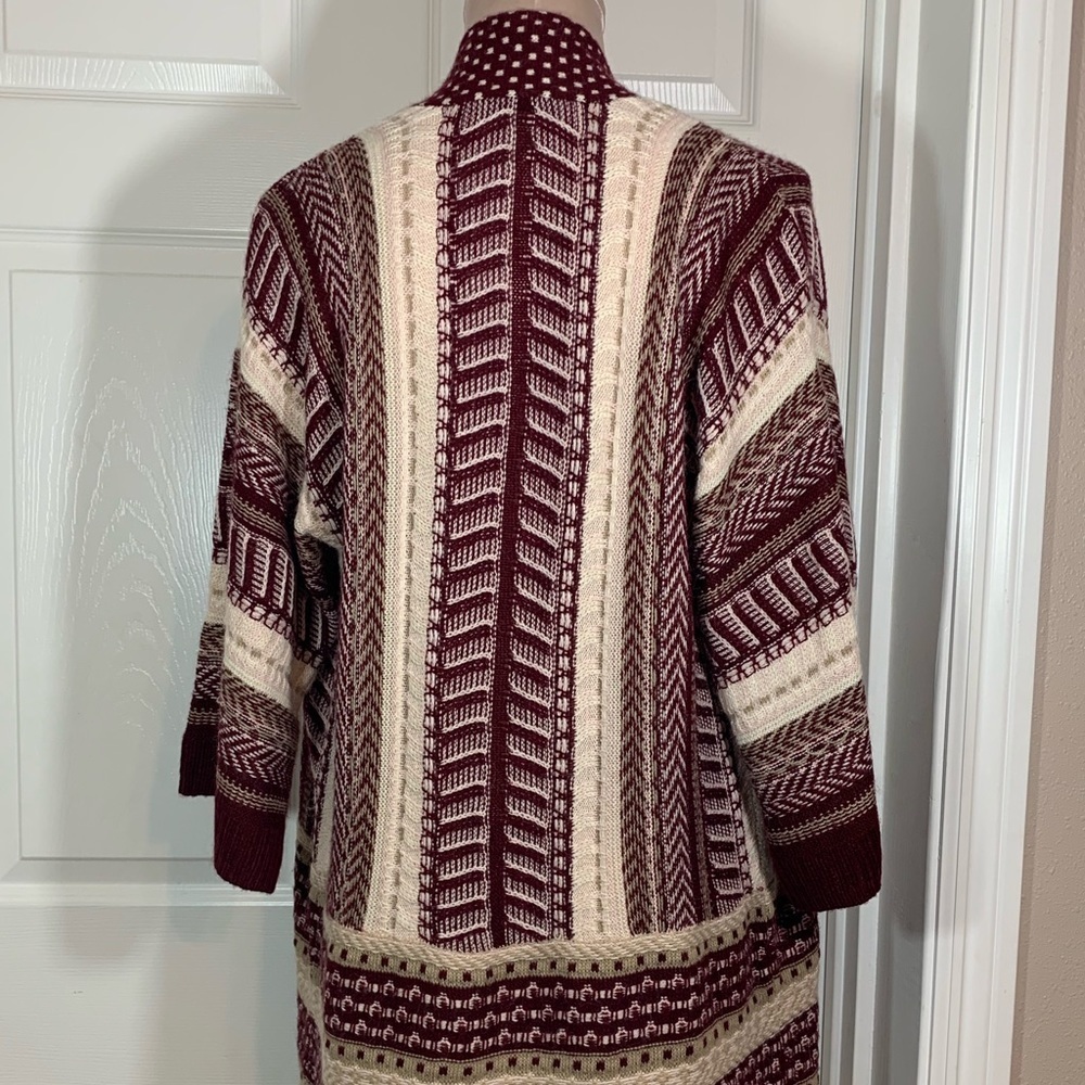 Ella Moon Open Knit Cardigan Boho Chic Kimono Duster - Picture 8 of 8